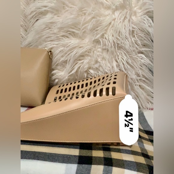 🌺 MELIE BIANCO🌺BOUQUET 2 PIEZAS 🌺CAQUI/CREMA 🌺PIEL GENUINA 🌺#MBV - Picture 9 of 16